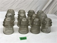 12 Clear Glass Insulator Armstrong #2