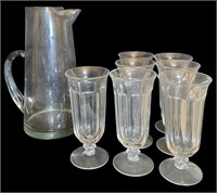 Water Pitcher and Glasses