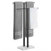 KES Standing Towel Rack, 2-Tier Towel Racks for
