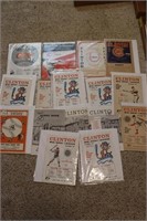 Clinton, IA Midwest Baseball Club Memorabilia