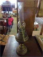 Vintage Oil Lantern With Chimney