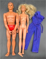 1975 BIONIC MAN & 1976 BIONIC WOMAN ACTION FIGURES