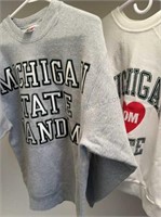 Pair of Sweatshirts MICHIGAN STATE MSU GRANDMA M,