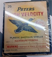 Peters .410 shell paper ammo box EMPTY