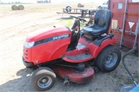 Snapper YT400 lawn mower with snowblower