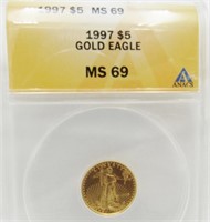 1997 $5 Gold Eagle MS69 ANACS