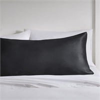 Mainstays Woven Solid Satin Body Pillow Cover