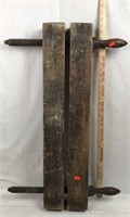 Antique Wood Book Press circa 19th Century