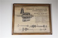 Plymouth Transmission  - 1940 Litho, USA