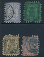 FINLAND #5, #7, #8a & #12a USED AVE