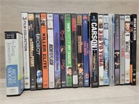 20+ DVDs Movies, TV, Books on CD