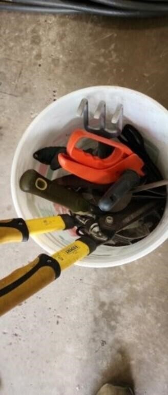 Bucket o garden tools
