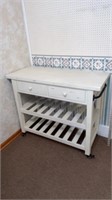 Ashley’s Furniture Kitchen Cart on Rollers w/