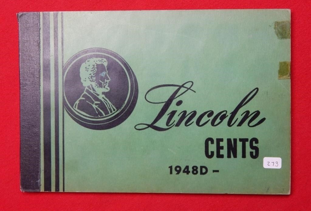 Album Lincoln Wheat Cent -1948 D-1960