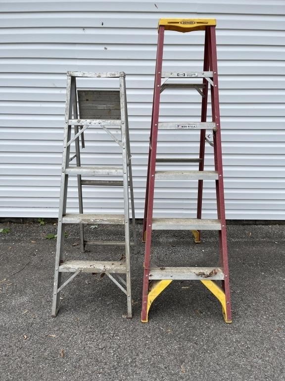 2 step ladders. 1- 6ft and 1- 5ft