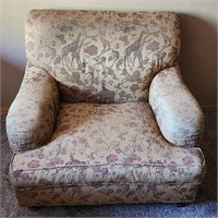 Vintage 1940's Extra Wide Africa Club Chair