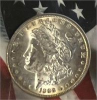 1888-P Morgan Silver Dollar MS63 Collectible COIN