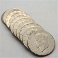 (10) Bicentennial "IKE"  Dollars 1776-1976