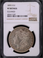 1895-S $1 Morgan Dollar NGC VF details