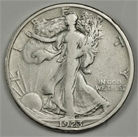 1923 s Semi Key Date Walking Liberty Half Dollar
