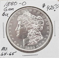 1880-O Morgan Silver Dollar Coin BU