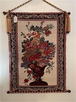 Floral Tapestry Wall Hanging