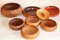 Group of Wooden Bowls