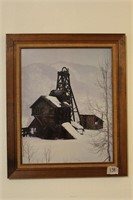 "Old Mine Structure Co." print by ED Cooper Framed