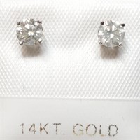 14K WHITE GOLD DIAMOND(0.54CT,SI2-I1, FANCY