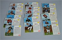 17pc 1962 Post Cereal Football Cards