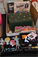 Mixed Barbie Collectibles Lot w/ 1963 Lunchbox