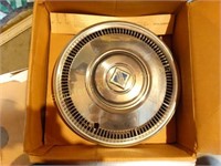 4 Vintage Chrome Wheel Covers (Blue Crest Buick?)