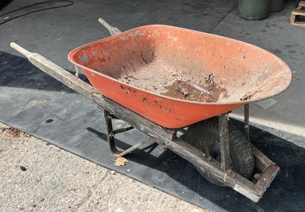 Metal Wheelbarrow