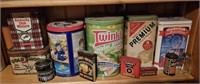 Collection of Vintage Tins