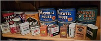 Collection of Vintage Tins