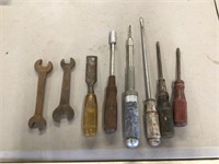 SCREWDRIVERS, WRENCHES, CHISEL