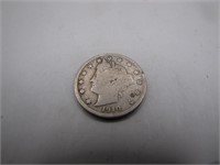 1910 US Mint V Nickel