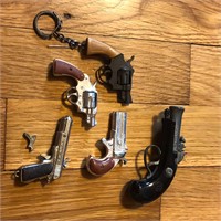 Lot of Mixed Mini Toy Cap Guns