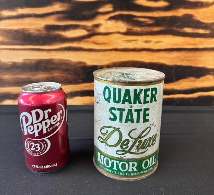 Quaker State Oil Can ( FULL)