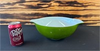 Green Pyrex Large Mixing Bowl