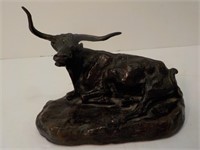 "Texas Steer" Bronze, C. Russell.