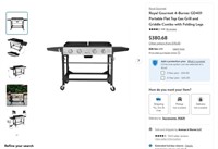 W5495  Portable Gas Grill and Griddle Combo