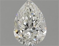 Gia Certified Pear Cut .90ct Si2 Diamond