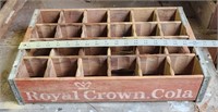 R C Cola Wooden Pop Crate Royal Crown