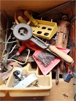 Box of Misc Tools and more