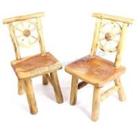 Rustic Western Juniper Chairs