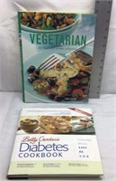 C2) TWO COOKBOOKS, VEGETARIAN & DIABETES