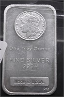 1OZ .999  SILVER BAR