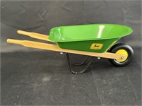 Miniature Toy JD Metal Wheel Barrow