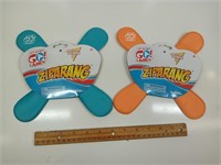 Two Ziparang Boomerangs